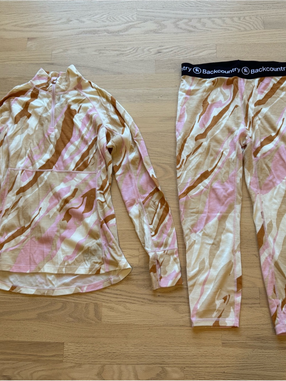 Backcountry Women's Pink & Brown Camo Track Pants